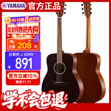 雅马哈（YAMAHA）F400SMB 原声款 云杉木初学者入门民谣圆角吉他 41英寸烟熏黑哑光