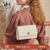VANESSA HOGAN VH女包极光菱格包轻奢气质百搭小香风链条单肩斜挎小包生日礼物