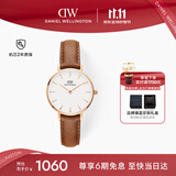 丹尼尔惠灵顿（DanielWellington）DW女士手表经典皮质简约时尚欧美石英腕表生日礼物送女友DW228