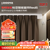 杜亚Real5蓝牙2.0版智能电动窗帘家居自动卧室电机语音控制不含布 3米直轨定制蓝牙版+双面雪尼尔