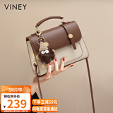 viney【陈妍希同款】斜挎包包女包牛皮单肩剑桥包生日礼物高级感送女友