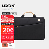 乐上（LEXON）商务超薄电脑包女双层手提笔记本14英寸公文包内胆包情人节礼物