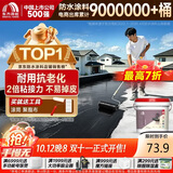 雨虹防水可外露水性沥青涂料 防水涂料屋顶 屋面防水补漏材料 黑色5KG