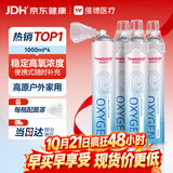维德（WELLDAY）氧气瓶便携式供氧器孕妇老人吸氧机高原旅游氧气罐1000ml*4瓶
