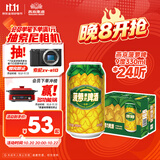 燕京啤酒 菠萝啤9度果味啤酒330ml*24听  整箱装 现货热卖