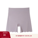 纤莉秀大码女装防走光不卷边安全裤丝滑轻薄无痕裸感打底裤秋新款1730 粉色 3XL