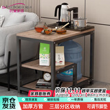 时黛家居沙发边几边桌大理石纹简约客厅置物茶水架床边角几茶几桌