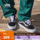 VANS范斯官方 Old Skool Platform酷感黑厚底增高男女鞋板鞋低帮 黑色 41