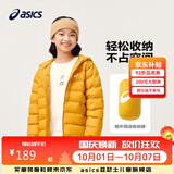 亚瑟士童装冬季男女中大童休闲连帽轻薄羽绒服外套舒适334241073075