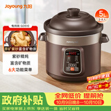 九阳（Joyoung）电炖锅电炖盅5L大容量紫砂预约电砂锅 多功能锅 智能定时精炖煮粥煲汤锅DG50Z-GD510