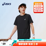 亚瑟士（asics）儿童26年夏季新款吸湿速干运动圆领轻薄透气T恤332261172310