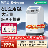 氧精灵6L升医用级制氧机吸氧机家用老人氧气机5L升级中重度缺氧