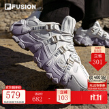 FILA斐乐山脉鞋 | 潮牌徒步鞋女鞋登山鞋山系风轻便透气运动休闲鞋女 雪白-SW 女款 37.5 女码