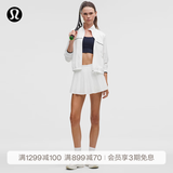 lululemon丨RePleat 女士风琴褶高腰网球裙 LW8AKVS 白色 XS /4