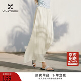 香影薄款雪纺百褶裙裤女2026夏季新款超好看流光纱宽松休闲阔腿裤