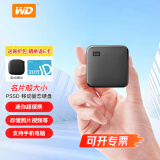 西部数据（WD）SE新元素外置 1t移动固态硬盘 PSSD Type C手机电脑外接硬盘2t便携 兼容MAC 防摔存储企业办公定制 标准黑色 1TB+包+套+iPhone端转换器