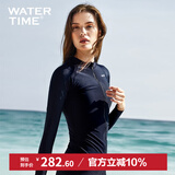 WATERTIME泳衣女士高级感2026新款京东自营游泳衣女水母衣潜水浮潜分体XXL