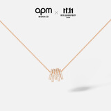 APM Monaco多圈时来运转小蛮腰项链毛衣链轻奢送女生礼物