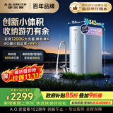 史密斯（A.O.SMITH）佳尼特净水器 蓝鲸2,0 家用净水器厨房专用台下用净水机直饮一体机 小体积CR2500BM1