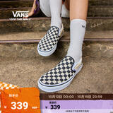 VANS范斯官方 经典款Slip-On经典一脚蹬男女鞋帆布鞋VN000EYEBWW 黑白棋盘格 36
