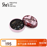 She's茜子仿水晶简约盘发小抓夹时尚刘海发夹生日礼物送女友CC色