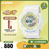 卡西欧（CASIO）手表女BABY-G原宿运动电子学生智能日韩表送女友礼物BA-110XTM-7A