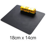 Skyfish汽车防滑垫车用硅胶超薄大号无味手机置物垫车载香水座垫汽车用品 (黑色小号) 18cm*14cm