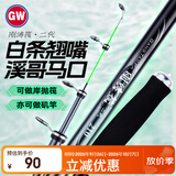 光威（GW）1.5米刚涛筏二代岸抛筏竿软尾矶钓竿白条马口翘嘴钓鱼竿筏杆钓杆