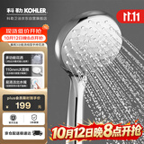 科勒（KOHLER）晨雨【三功能】流线型手持花洒单喷头莲蓬头R72421T-CP银色