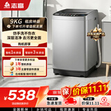 志高（CHIGO）波轮洗衣机 9KG全自动家用租房公寓智能洗脱一体机 蓝光洗护 XQB90-118 以旧换新