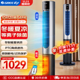 格力（GREE）取暖器家用暖风机冷暖两用电暖器等离子除菌电暖气片冬暖夏凉电风扇无叶塔扇落地扇 FL-1001RBag