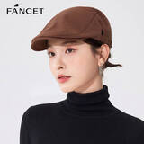 凡饰（FANCET）帽子女秋冬英伦复古报童帽百搭休闲雅痞风鸭舌帽纯棉时尚前进帽