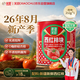 笑厨（XIAOCHU）西红柿块252g*1罐【低糖低负担】配料新鲜西红柿块调味酱番茄罐头