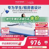 梦百合快充薄垫AirPro记忆棉床垫租房家用卧室榻榻米1.8x2米软硬适中