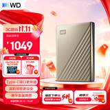 西部数据（WD）移动硬盘2TB type-c Ultra系列 2.5英寸 金 机械硬盘 笔记本电脑外接加密兼容Mac 大容量家庭存储