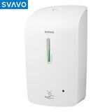 瑞沃（SVAVO）卫生间挂件壁挂洗手液盒自动感应给皂器酒店浴室手动沐浴露皂液器 PL-151056白色   (泡沫款)