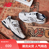 NEW BALANCE男女款复古轻便秋季透气白色休闲老爹运动鞋530系列MR530SG 37