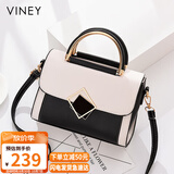 viney包包女包牛皮斜挎单肩包洋气轻奢手提包生日礼物高级感送女友老婆