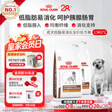 皇家（ROYAL CANIN）LF22促进肠道消化高能量成犬低脂肠胃全价处方狗粮1.5KGx*2