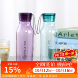 乐扣乐扣（LOCK&LOCK）ECO户外运动水杯户外便携塑料水壶男女杯子两件套（550ml*2） 