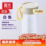 富光玻璃杯高硼硅玻璃水杯子女生便携牛奶咖啡刻度高颜值茶杯480ml
