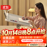木双福可升降床上小桌子家用可调节高度学生学习小桌板卧室坐地折叠书桌