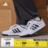 adidas ENTRAP美式校园风运动鞋少年感复古篮球风板鞋阿迪达斯   白色/黑色（JQ3924）   41