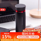 乐扣乐扣（LOCK&LOCK）菲特旋转盖轻量杯保温杯学生商务水杯450ml黑红 LHC4131BKR