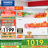 星星（XINGX）355L单温家用小型冰柜 大容量减霜保鲜净味节能冰箱 冷藏冷冻两用4D均冷冷柜 BD/BC-355E 以旧换新