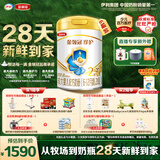 伊利金领冠珍护较大婴儿奶粉2段6-12月900g*6罐 HMO乳源/28天新鲜到家