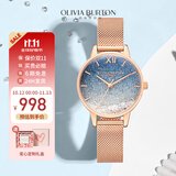 OLIVIA BURTON轻奢鎏金女表ob自营满天星生日中秋手表礼物送女友OB16EX204