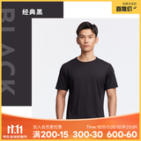 迪卡侬（DECATHLON）速干凉感t恤男夏训练休闲宽松透气健身跑步速干衣短袖MSJT 经典黑(新老款随机发货) XL （欧码偏大）