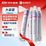 维德氧气瓶便携式高原供氧器孕妇老人吸氧机家用旅游氧气罐1700ml*4