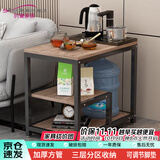 时黛家居沙发边几边桌大理石纹简约客厅置物茶水架床边角几茶几桌